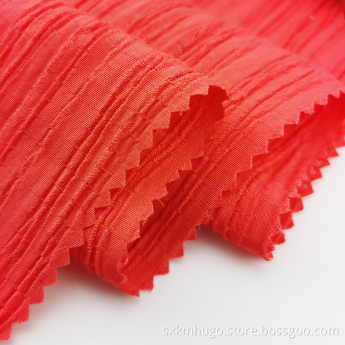 Textile fabric Crinkled Chiffon Moss Crepe Fabric